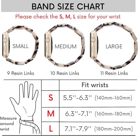 apple watch loop band|apple watch wrist size chart.